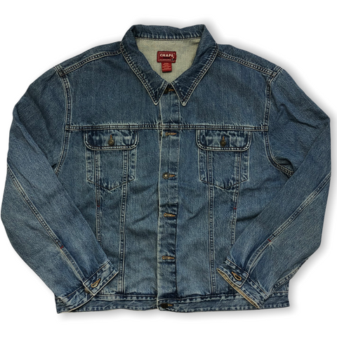 vintage Chaps Mens Large Denim Jacket | eBay